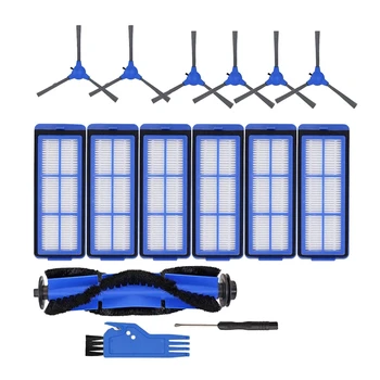 

ing Robot Accessories, Roller Brush Side Brush Filter, Suitable for Eufy Robovac 11S Max 15C Max ing Robot