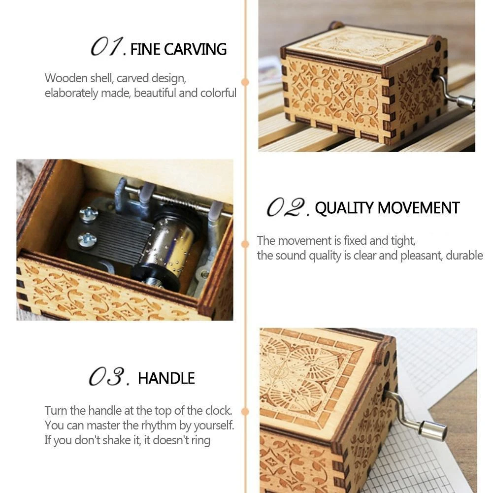 daughter wooden music box