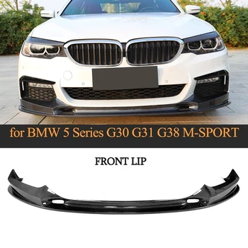 

Carbon Fiber Car Front Bumper Lip for BMW 5 Series G30 G31 G38 M-SPORT 2017 - 2019 Chin Protector Apron