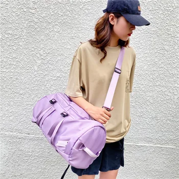 

Cross Border Exclusive Travel Backpack Multi-functional Handbag College Student School Bag Oxford Cloth Backpack Factory Customi