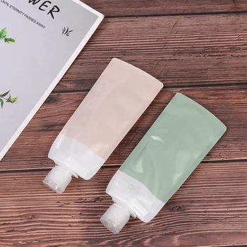 

4pcs Emulsion Dispenser Bottle Travel Storage Bags Portable Storage Pouches Empty Lotion Bags Emulsion Liquid Containers for Tra