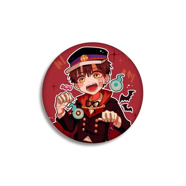 Toilet Bound Hanako Kun Anime Badges on a Backpack NENE Anime Icons Pins Badge Decoration Brooches Metal Badges For Clothes DIY 13