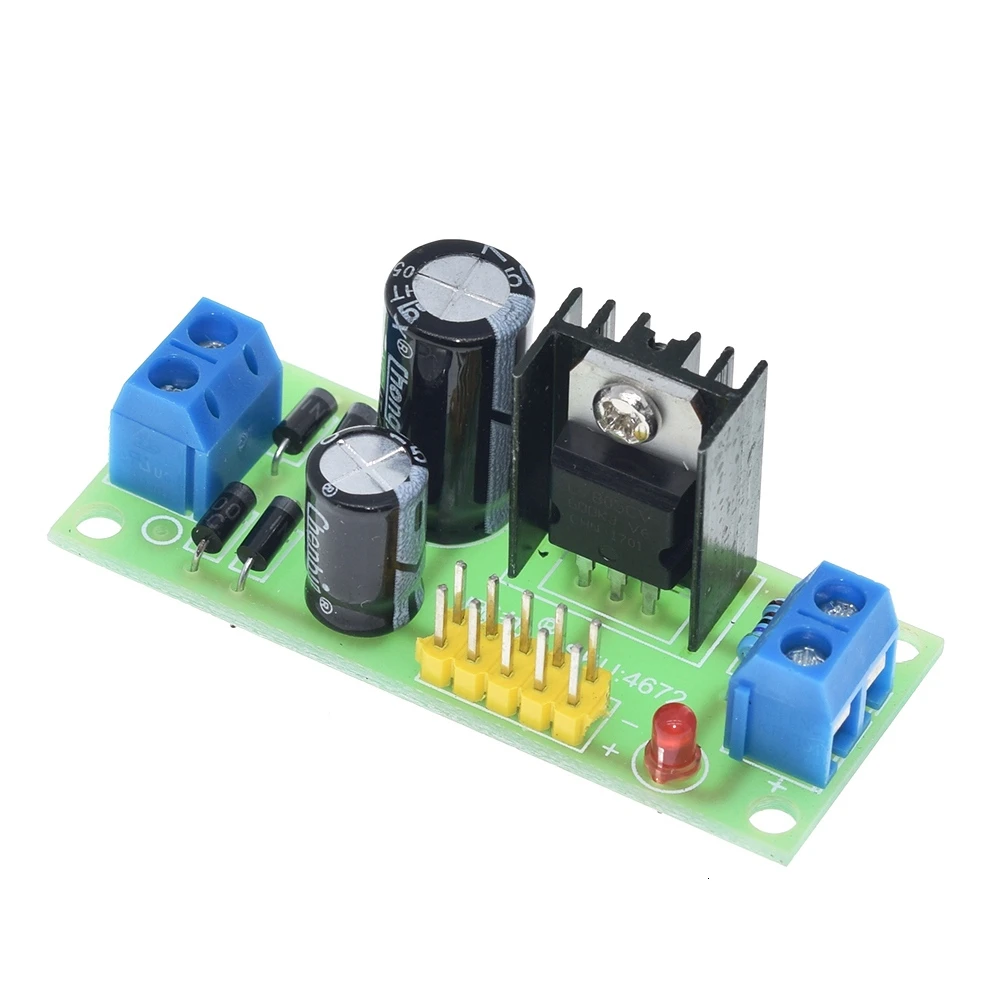 LM7805 Step Down Converter Board 7.5V-20V To 5V Regulator Buck Power Supply Module For Arduino