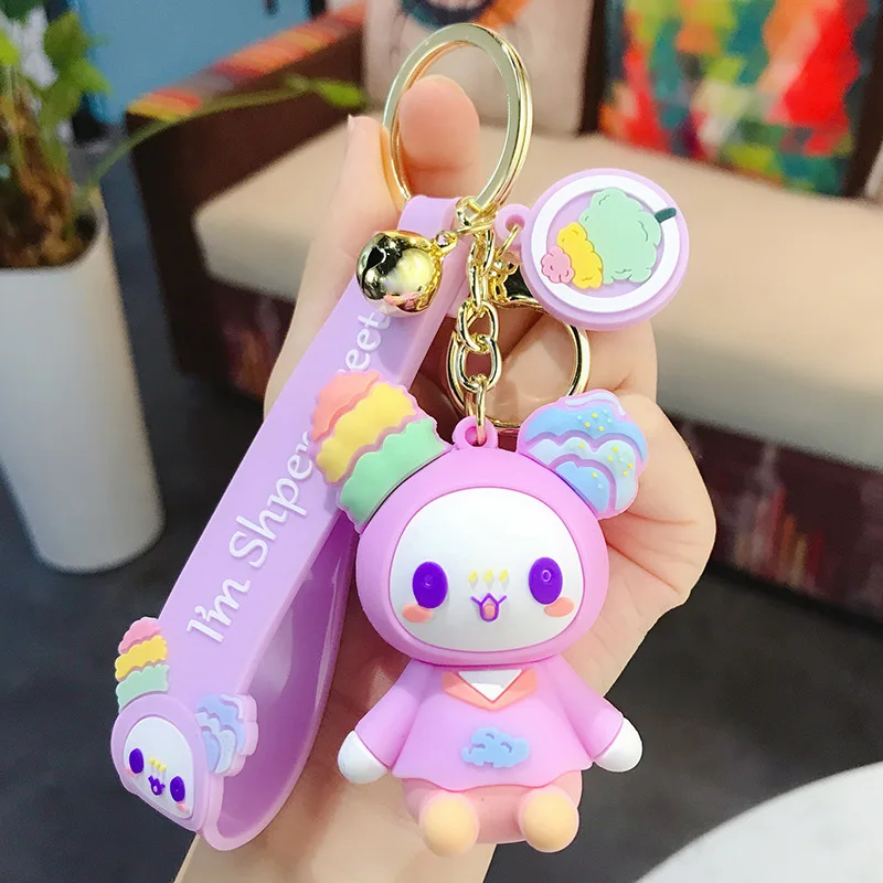 Kawaii Doll Keychain Cute Keyring