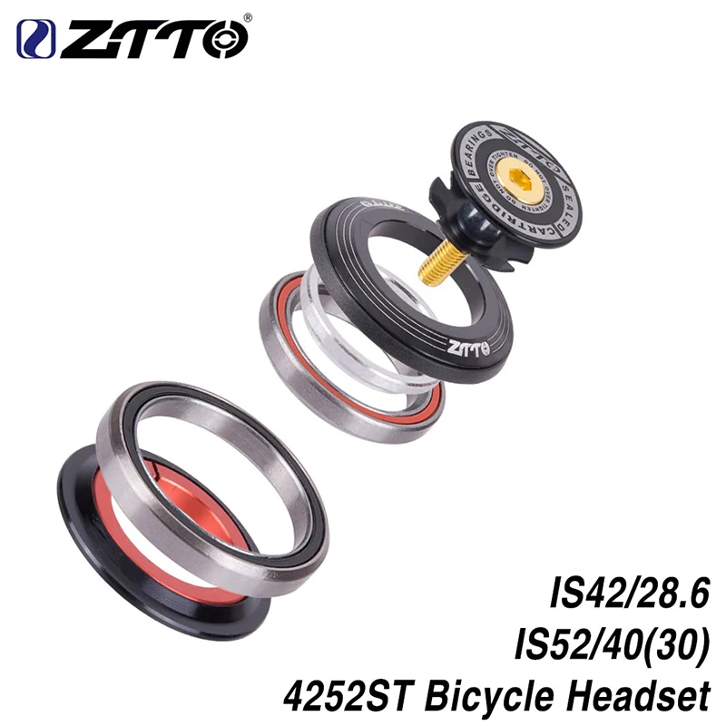 ZTTO 4252ST гарнитура для горного и дорожного велосипеда 42 41 8 52 мм 1 1/8 дюйма 1/2