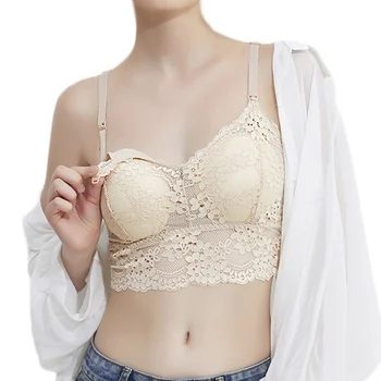 

2019 Maternity nursing bra breastfeeding bra pregnant women underwear maternity lace bra sexy clothings