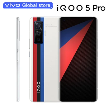 

Original vivo iQOO 5 Pro 8GB 256GB Snapdragon 865 5G Mobile Phone 120W Fast Charging 120Hz Refresh Rate Android 10 Cellphone