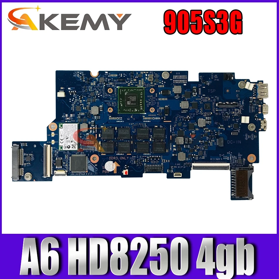 Материнская плата для Samsung ATIV 905S3G NP905S3G 906S3G 915S3G 9305SG материнская ноутбука A6 HD 8250
