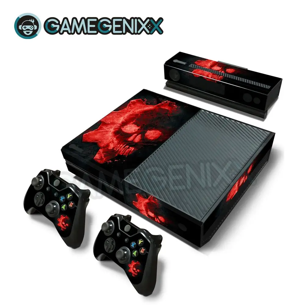

GAMEGENIXX Skin Sticker Vinyl Decal for Xbox one Console and 2 Controllers - Gears