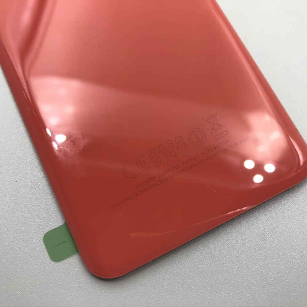 Задняя крышка батарейного отсека для Samsung Galaxy S10e G970 G970F SM запасные части и рамка