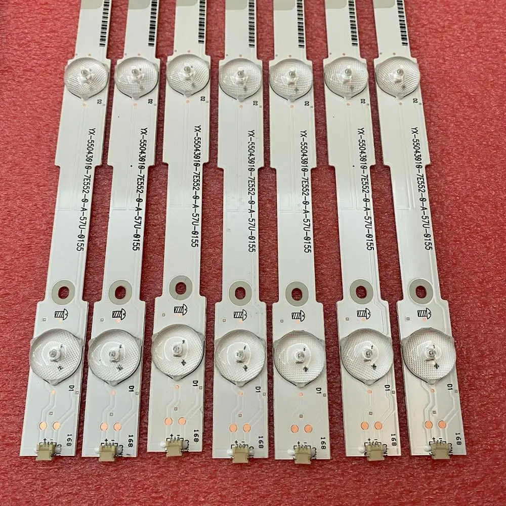 Led para 55puh6400 Tira Retroiluminação 55puk6400 55put4900 55put6400 Ex-55037013 Tpt550j1-qvn03 Ex-55037003-4e565-0-a-565 14 Pçs - Set - Image 3