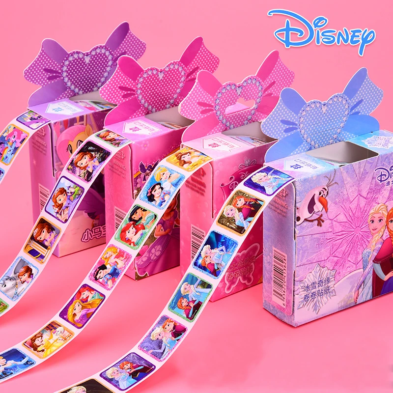 200 Uds de dibujos animados de Disney pegatinas congelados 2 Elsa y Anna Princesa Sofía pequeño Pony Pixar coches niños pegatinas extraíbles maquillaje de juguete