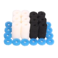 Compatible Filter Cartridge Pad Fit for Eheim Aquaball 2208/2210/2212 60/130/180 (6x Activated Carbon, 6x Foam, 6x Blue Coarse) 2