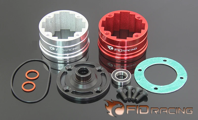 CNC precision machining full metal bearing plate differential housing for LOSI 5IVE-T ROVAN ROFUN LT KM X2 | Игрушки и хобби