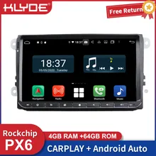Klyde PX6 Xe Android Tự Động Phát Thanh Đa Phương Tiện Liên Kết Cho VW Tiguan Polo Jetta CC Passat 2din DVD Navi GPS carplay Đầu Đơn Vị