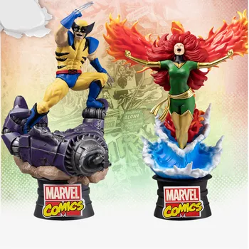 

15CM Original Disney Superhero Statue Wolverine Phoenix Bust Desktop decoration PVC Action Figure Collectible Model Toy W312