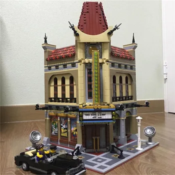 

Creator Expert City Street View 2354PCS Luxury Cinema Sets Model Building Kits Blocks Bricks Educational Toys For Children