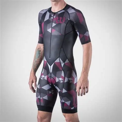 Wattie мужская летняя одежда для велоспорта skinsuit speedsuit roupa ciclismo триатлон Триатлон велорубашка MTB горные комбинезоны - Цвет: suits11