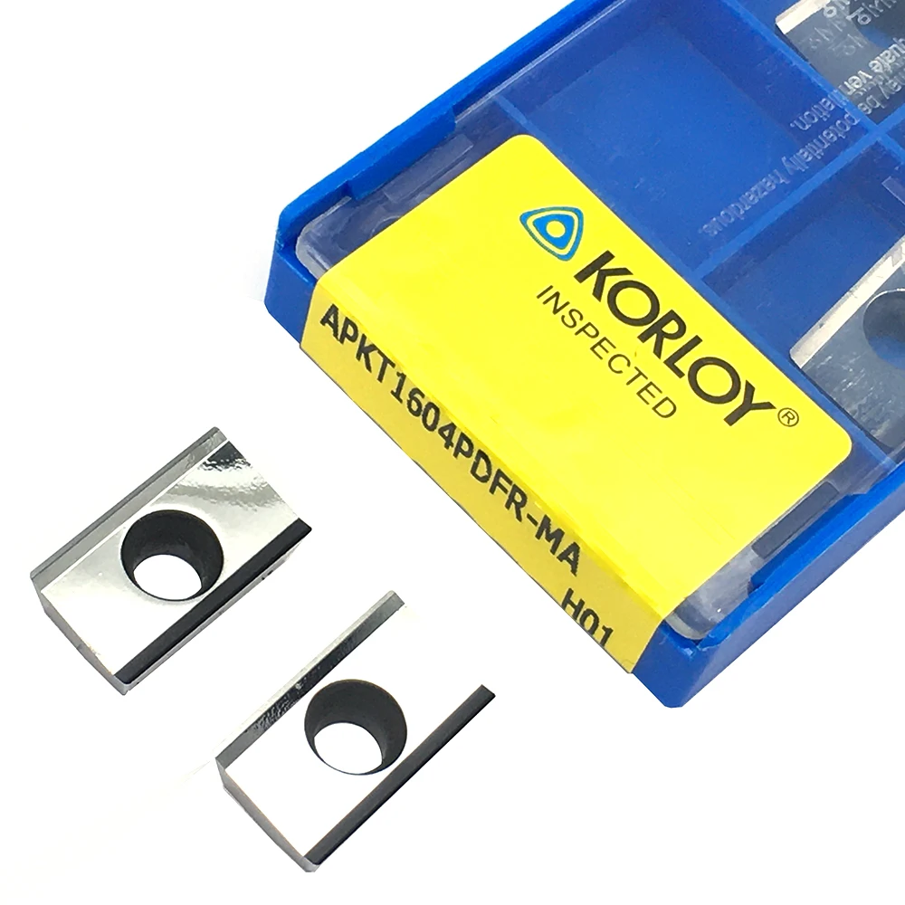 

APKT1604PDFR MA H01 aluminum cutter blade milling Carbide insert CNC lathe tool holder tool aluminum alloy slotted
