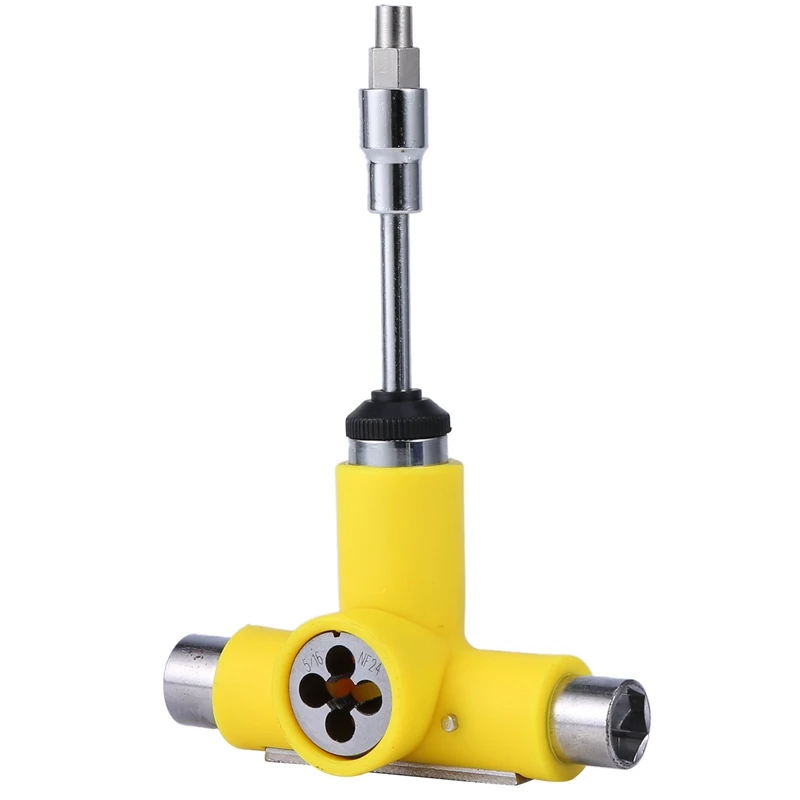 HYY-YY Skateboard Wrench Skateboard Repair Kit Semi-Automatic Tool Skate Board T-Shape Multifunctional Roller Skate Heavy Duty Wrench HYY-YY Skateboard Wrench Skateboard Repair Kit Semi-Automatic Tool Skate Board T-Shape Multifunctional Roller Skate Heavy Duty Wrench