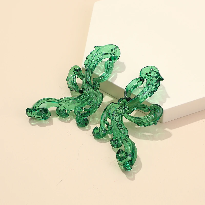 Butterfly Drop Earrings for Women Korean Acrylic Dangle