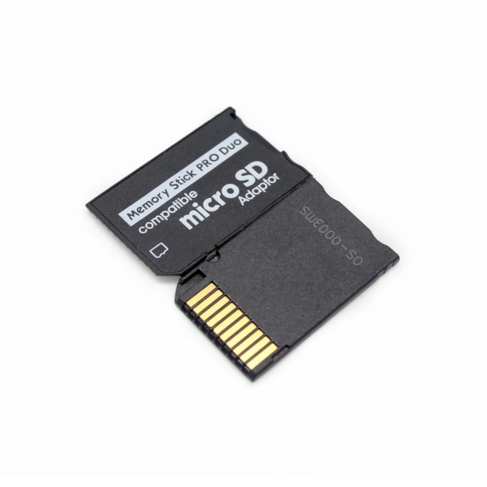 Адаптер для MicroSD SDHC TF для карт памяти MS Pro Duo Reader адаптеры конвертер для psp 1000 2000 3000 Крышка для карт