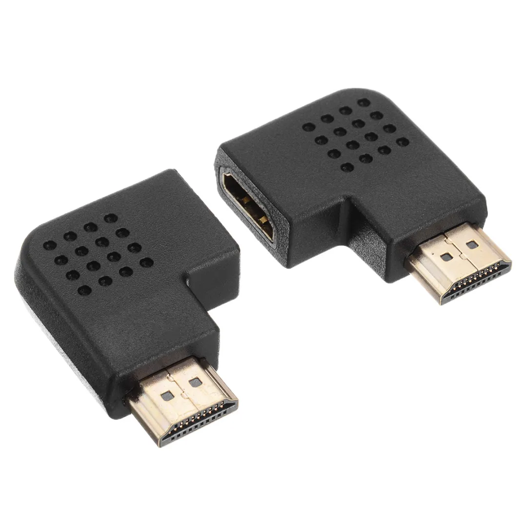 Профессиональный адаптер Папа мама HDMI конвертер с углом поворота 90 градусов