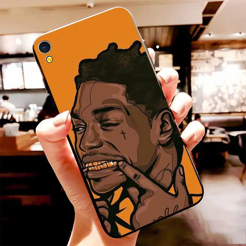 PENGHUWAN Kodak Black Rapper Coque Shell Phone Case For Vivo Y91c Y17 Y51 Y67 Y55 Y93 Y81S Y19 Y7S Case