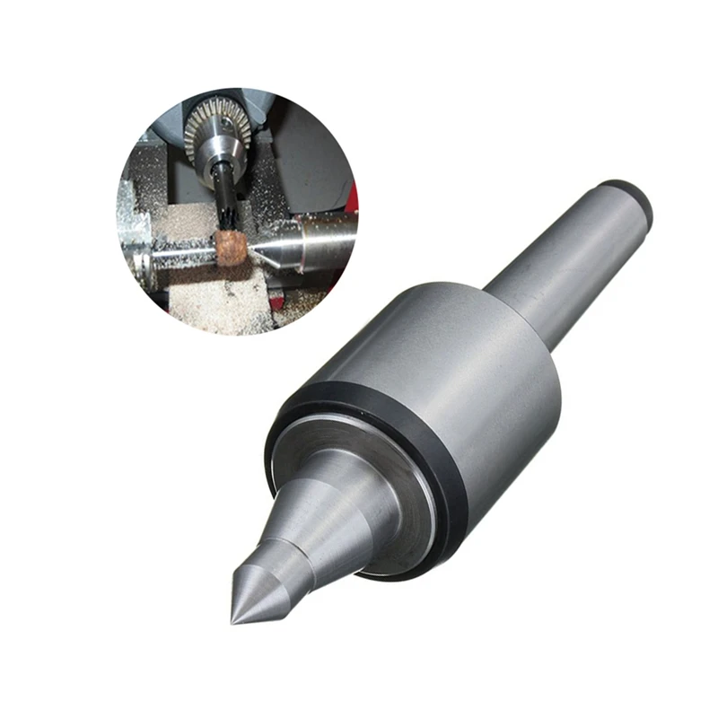 

1Pc Durable Mt3 Taper Lathe Live Center Morse Taper Bearing Long Nose Turning Revolving Center For Power Tool 0.000197Inch Wood