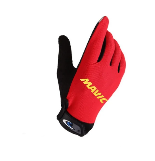 MAVIC велоперчатки велосипед с сенсорным экраном перчатки велоперчатки для мужчин и женщин Спорт на открытом воздухе перчатки - Цвет: MAVIC Gloves