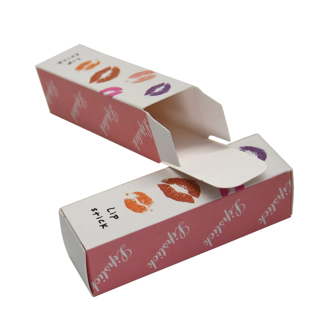 

2.5x2.5x8.5cm Lipstick Gift DIY kraft Paper Package Packaging Boxes 50pcs/lot Party Wedding Decoration Paperboard Storage Box