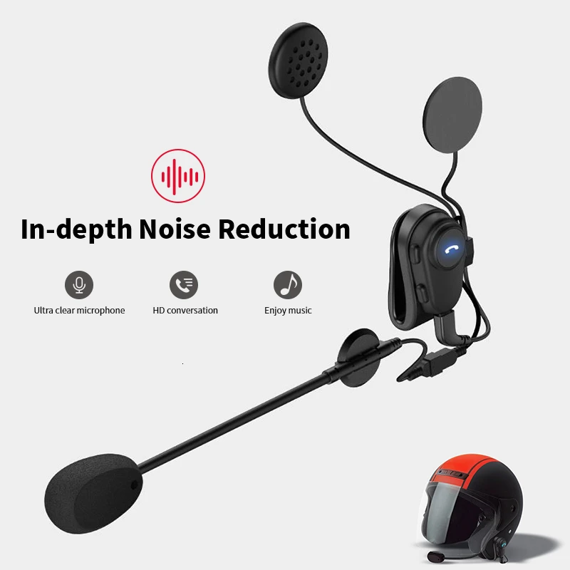 Новинка M2 Bluetooth антипомех гарнитура для мотоциклетного шлема для верховой езды Hands Free наушники мотоциклетный шлем гарнитура