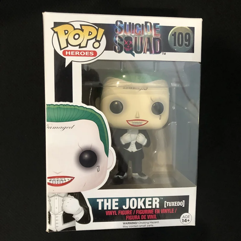 Эксклюзивный Funko pop официальный отряд самоубийц-Джокер #109 (смокинг) Виниловая