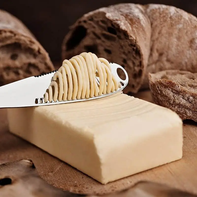 1 шт., многофункциональный нож из нержавеющей стали для масла, нож для крема, Западный нож для хлеба, нож для джема, резак для крема, столовые приборы, инструмент для десерта