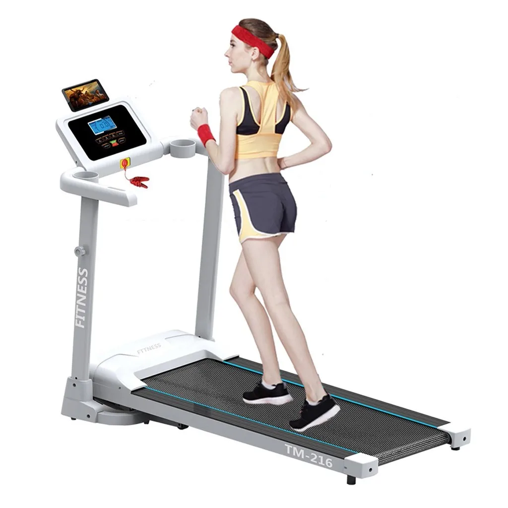 2.0HP Home Folding Electric LCD Display Motorized Walk Running Treadmill Speakers Bluetoot Indoor Exercise Fitness
