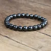 Magnetic Bracelet Beads Hematite Stone Therapy Health Care Magnet Hematite Beads Bracelet Men's Jewelry ► Photo 1/4