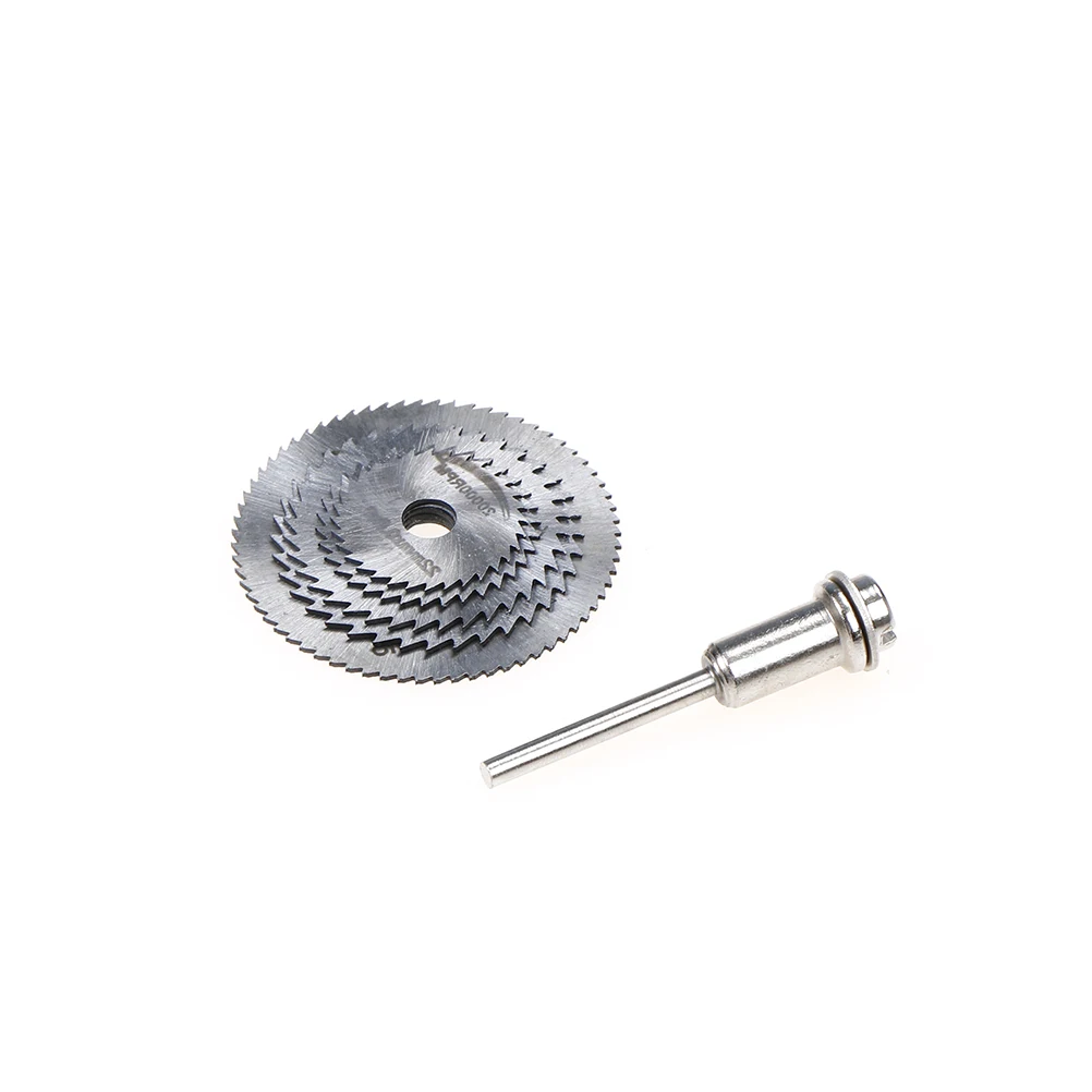 

6pcs Mini HSS Circular Saw Blade Rotary Tool For Dremel Metal Cutter Power Tool Set Wood Cutting Discs Drill Mandrel Cutoff