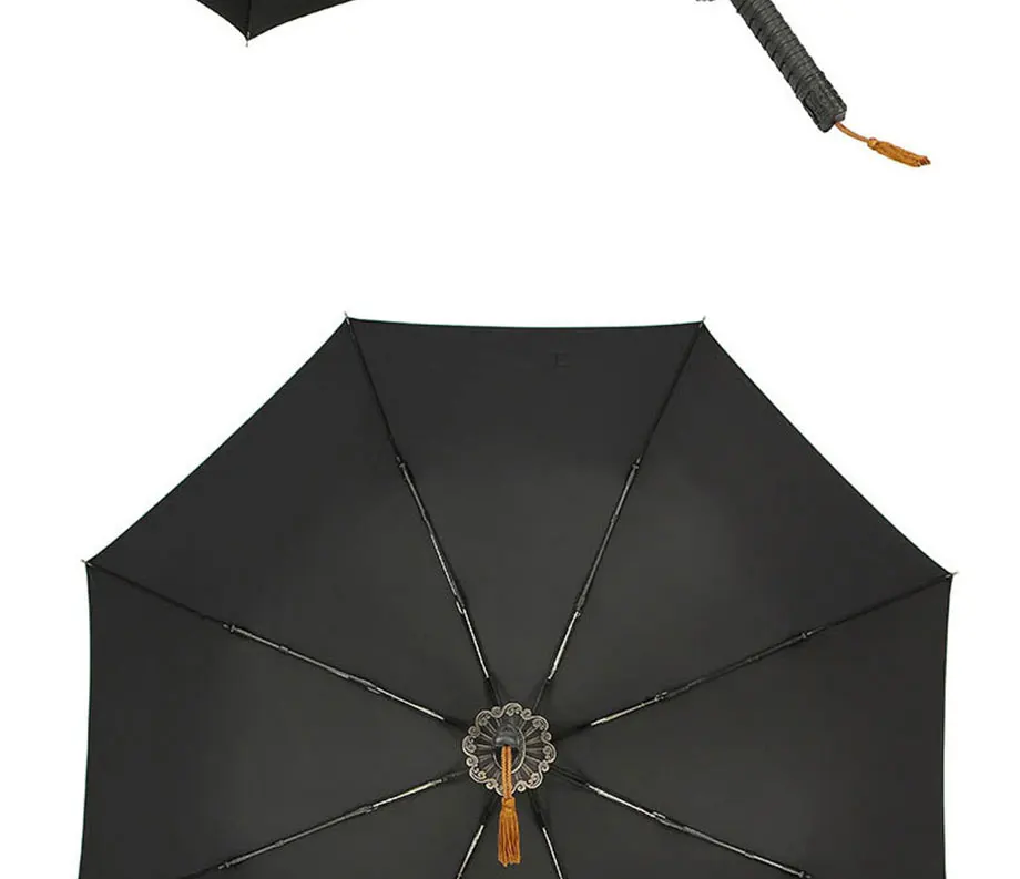 Складной мужской автоматический зонт от дождя женский японский самурайский меч зонт-кинжал ветрозащитный креативный Женский Мужской автомобильный большой зонт