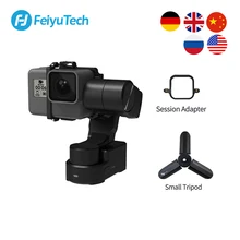 Feiyutech oficial wg2x ação câmera estabilizador wearable montável gimbal tripé para gopro hero 8 7 6 sony rx0 yi splash-proof