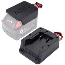 DIY Battery Adapter Parts Replacement Convert For Milwaukee M12 Useful 