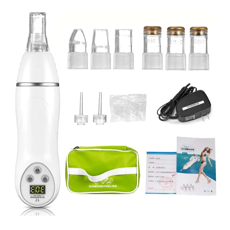 

Diamond dermabrasion skin peeling machine, Vacuum blackhead/acne remover,Pores Electric Blackhead Removal Beauty Device