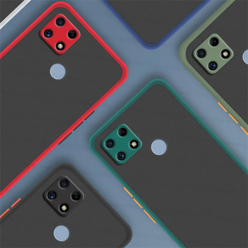 

Чехол для Realme Narzo 30A чехол для Realme Narzo 30A силиконовый матовый Прозрачный ударопрочный бампер Coque для Narzo 30A 30 Pro