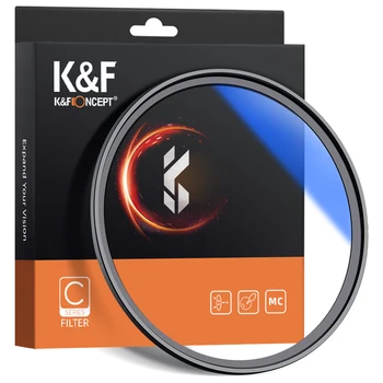 

K&F Concept MCUV Filter 37-86mm Ultra Slim Optics Multi Coated Ultraviolet Protection Camera UV Lens Filter