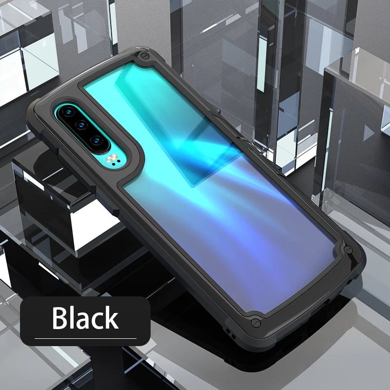 Candy Black ASINA бампер чехол для huawei P30 Pro P20 силиконовый роскошный противоударный Прозрачный чехол для телефона для huawei mate 20 Pro P30 P20 чехол - Цвет: Candy Black