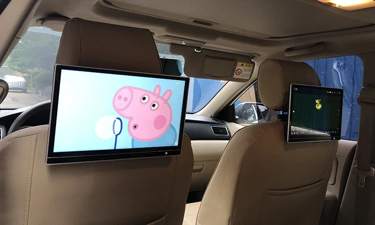 Обновленный монитор для подголовника автомобиля 4K HD Android 8,1 OS сенсорный автомобильный dvd-плеер с экраном для Infiniti Q50L