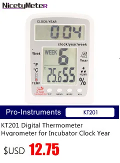 Хороший ST8010 Цифровой термометр гигрометр Температура Влажность ЖК-экран гигрометр с расчет точки росы и влажной лампы