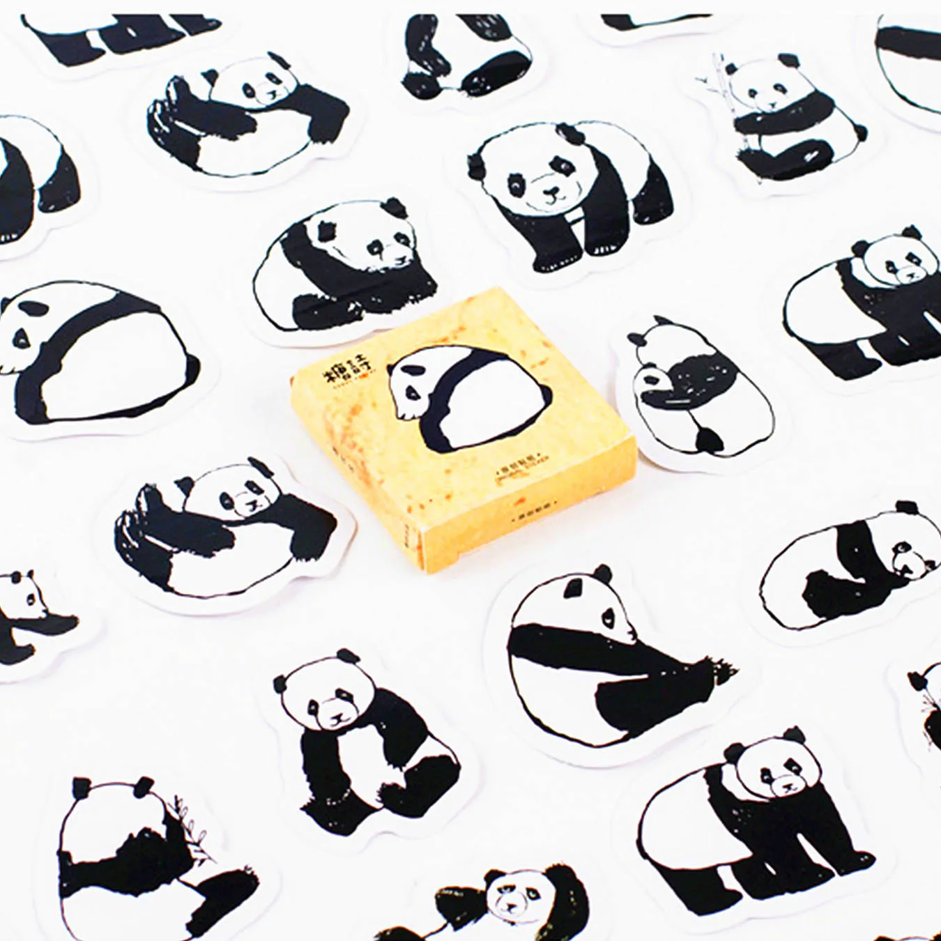 45 шт./кор. канцелярские наклейки панда Сделай Сам планета липкая бумага каваи животные пейзаж наклейки украшение дневник в стиле Скрапбукинг - Цвет: 25