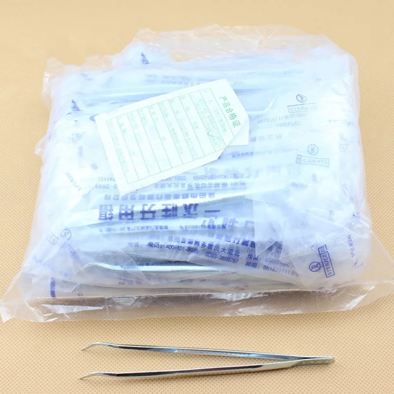 

100pcs Dental Lab Dental Supply Disposable Mouth Mirror /Probe /Tweezers Oral care Basic Dental Instruments set