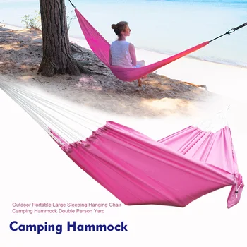 

Yard Double Person Swing Comfort Indoor With Storage Bag Outdoor Portable Sleeping Large Camping Hammock Garden Hanging Chair