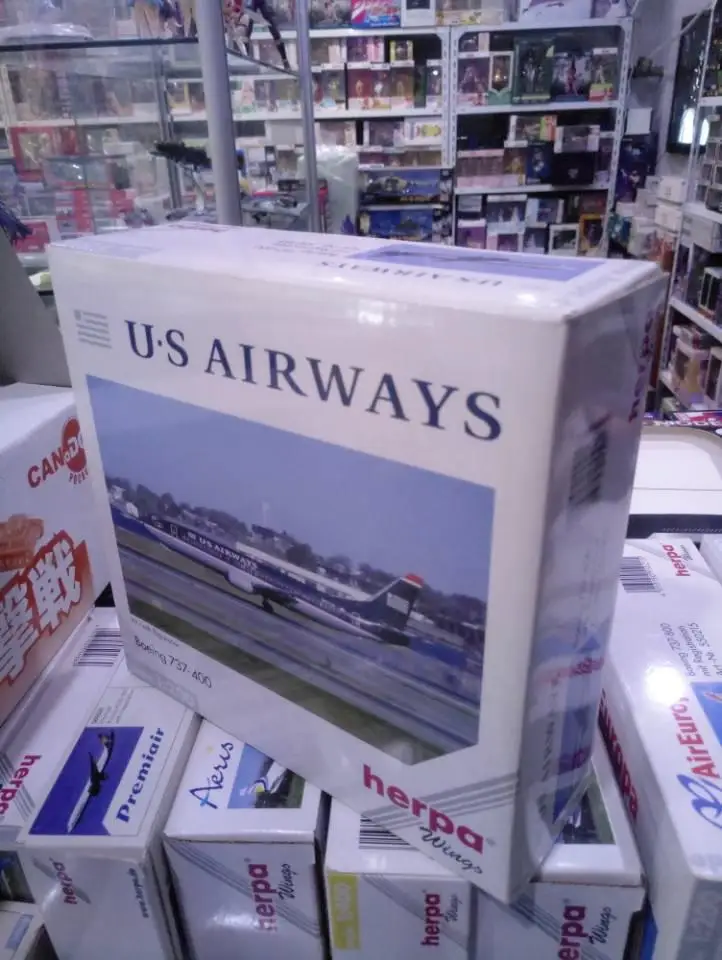 Herpa Wings US Airways Boeing 737-400 1/200 литая модель самолета